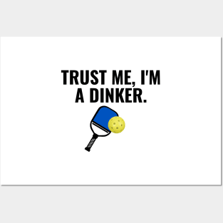 Funny I'm a Dinker Pickleball Player Gifts Posters and Art